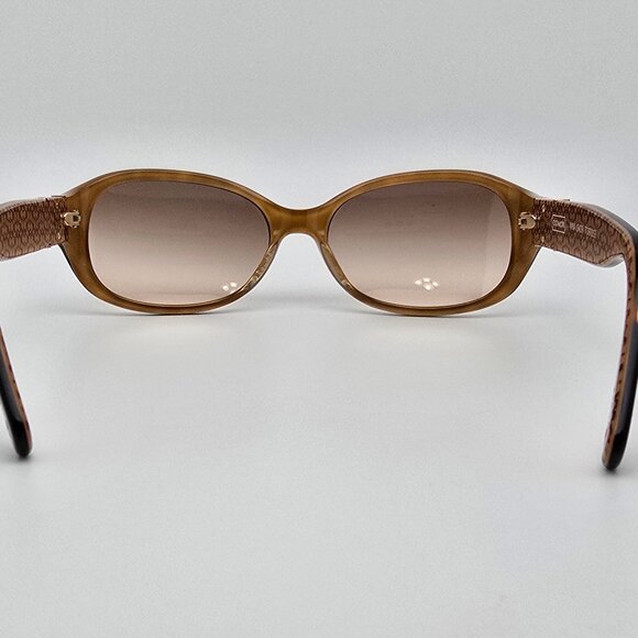 Coach Anna S439 Tortoise Gold Frame Light Brown Gradient Lens Sunglasses 54mm - Picture 4 of 12